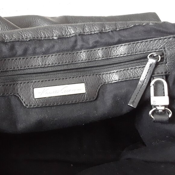 Kenneth Cole Leather Messenger Shoulder Bag - Picture 14 of 16